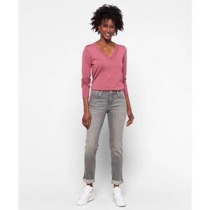 Mavi Jeans NWT 29 Emma Slim Boyfriend Relaxed Distressed Biker Stretch Mavi $98